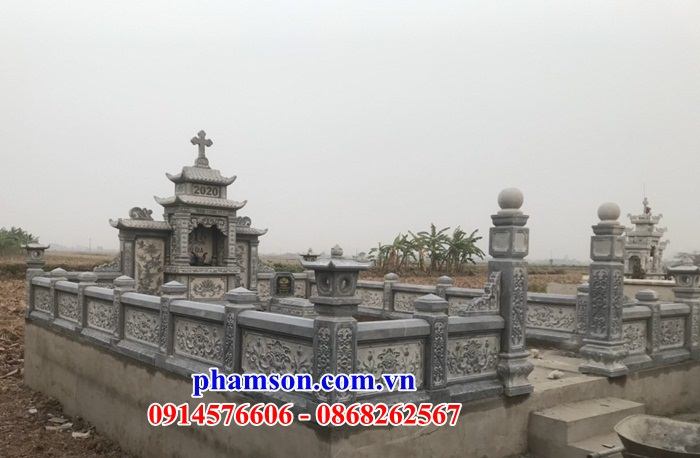 Mẫu mộ đá công giáo đẹp - khu lăng mộ nghĩa trang đạo thiên chúa