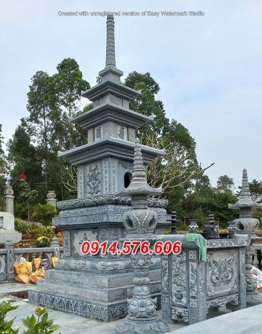 689 quảng trị bán tháp bằng đá tro cốt để thờ lưu giữ sư phật giáo đẹp