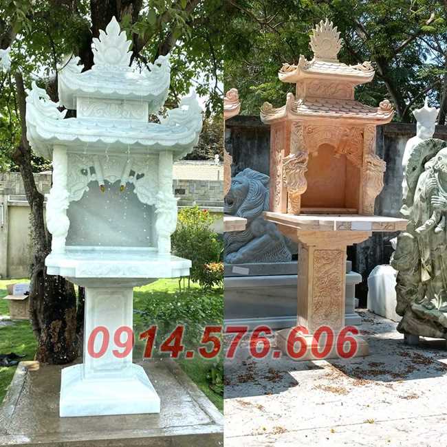 Bàn lễ đá ban thờ tủ khóm trang lầu cây hương bán lào cai